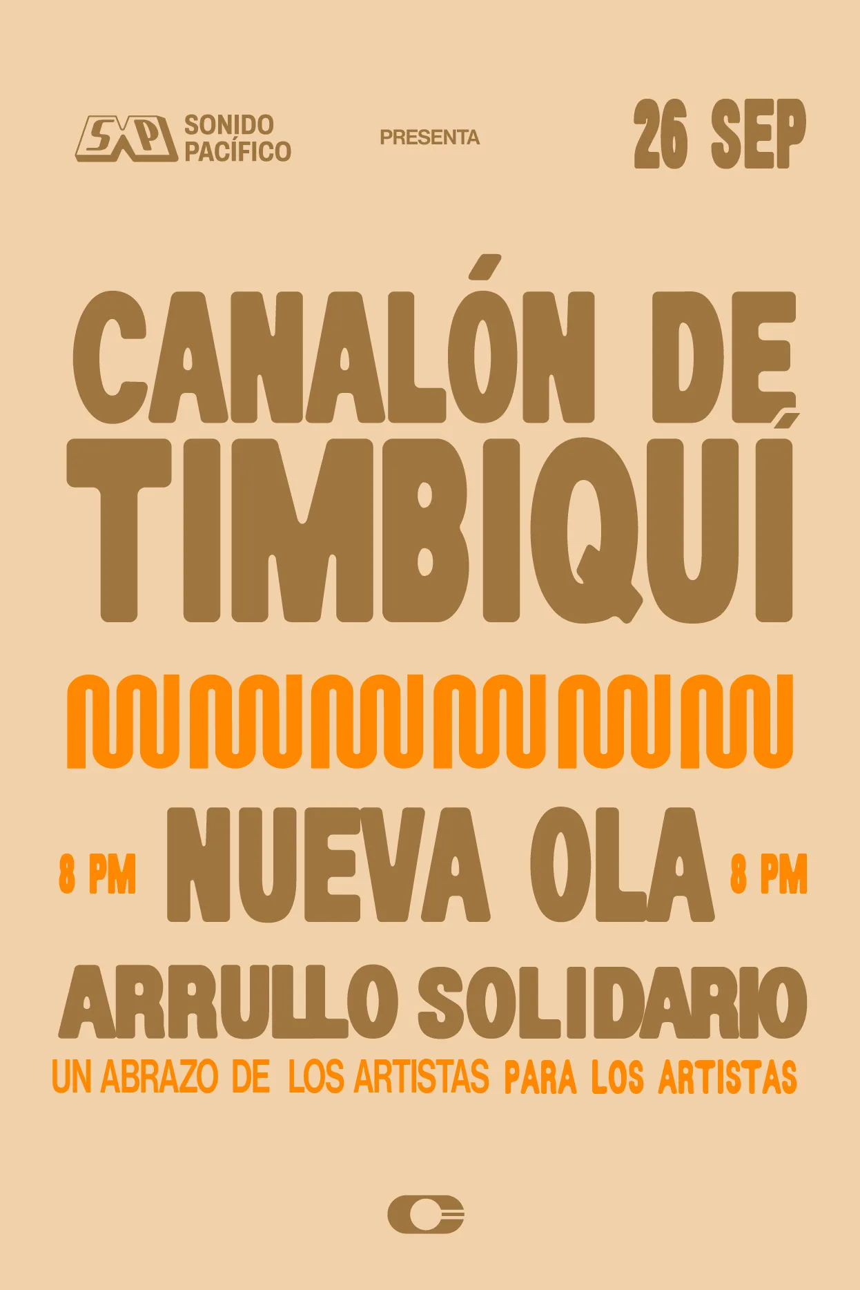 Arrullo Solidario: Canalón de Timbiquí & Nueva Ola — flyer
